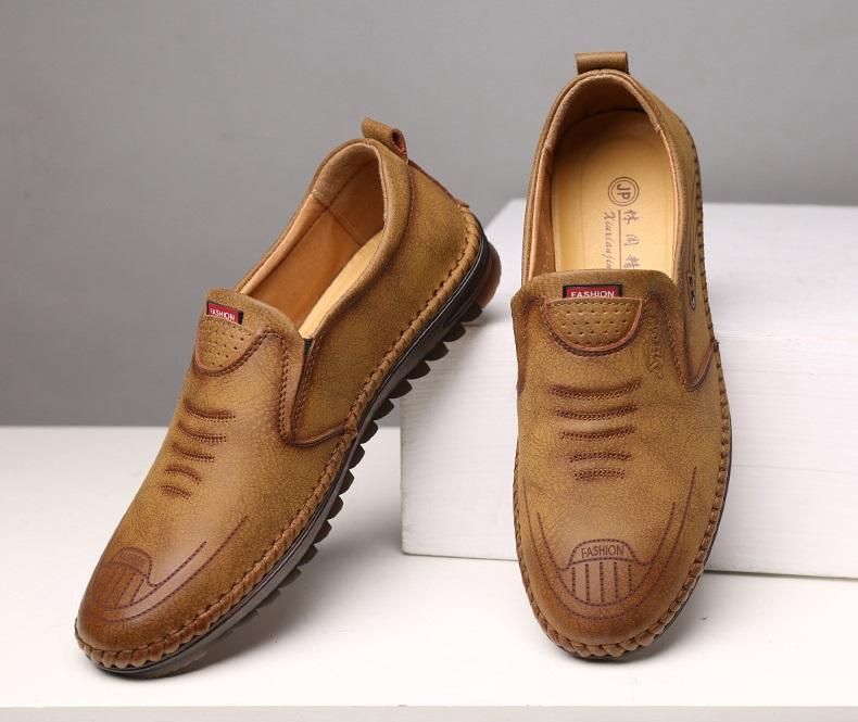 Men Leather Soft Casual Shoes