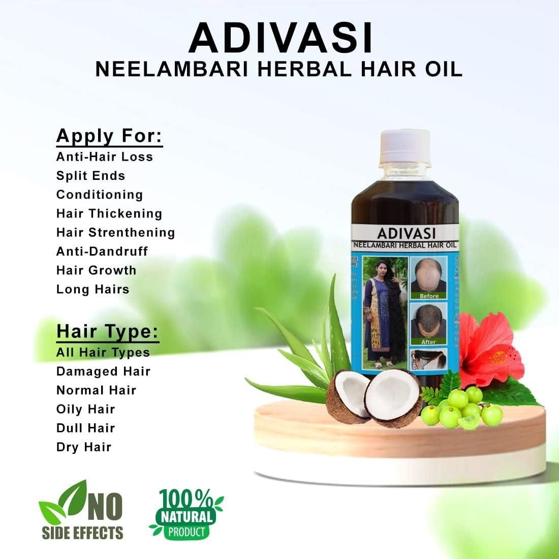 Adivasi Neelambari Herbal Hair Oil 125ML (Pack of 2)