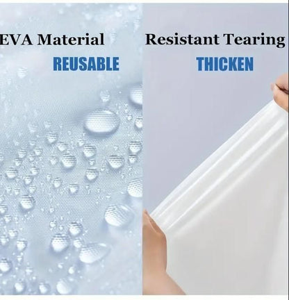 Unisex Hooded Button- Raincoat - Reusable for Adults